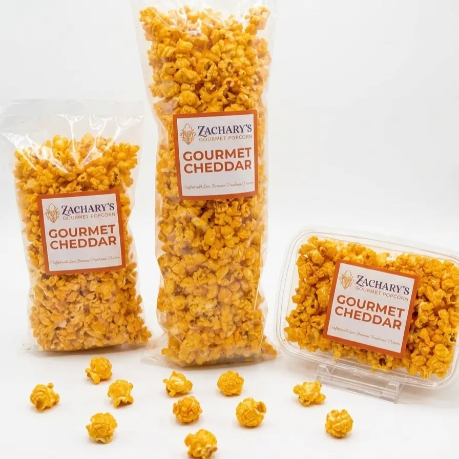 Cheddar Popcorn — Bold & Tangy Real Cheddar | Zachary's Gourmet
