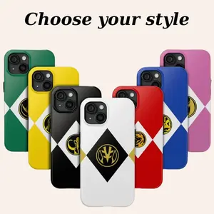 Power Rangers Phone Case, Trendy Cartoon/Retro Fan Merch Cover, Tough Shockproof Protective Case, Compatible with iPhone 11-17 Pro Max/Plus and Samsung Galaxy S23-25, Perfect Gift