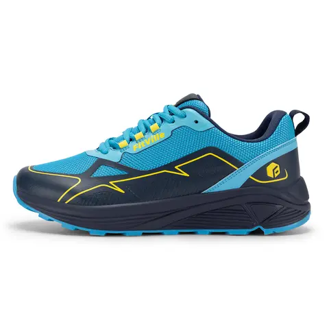 FitVille Men's Wide Toe Box Lace-Up Orthopedic Casual Trainers - Lightweight Breathable Footwear with Arch Support, Cushioned Insole, Slip-Resistant Rubber Sole for Trail & Everyday Training, Runner Sneaker Sports Shoes
