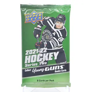 2021-22 Upper Deck Series 2 Hockey Blaster Pack (8 Cards)