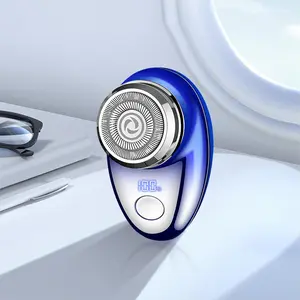 GERTZY Portable Electric Shaver, Type-C Rechargeable Mini Shaver, Travel Portable Business Shaving Tool for Men, USB Rechargeable Shaver