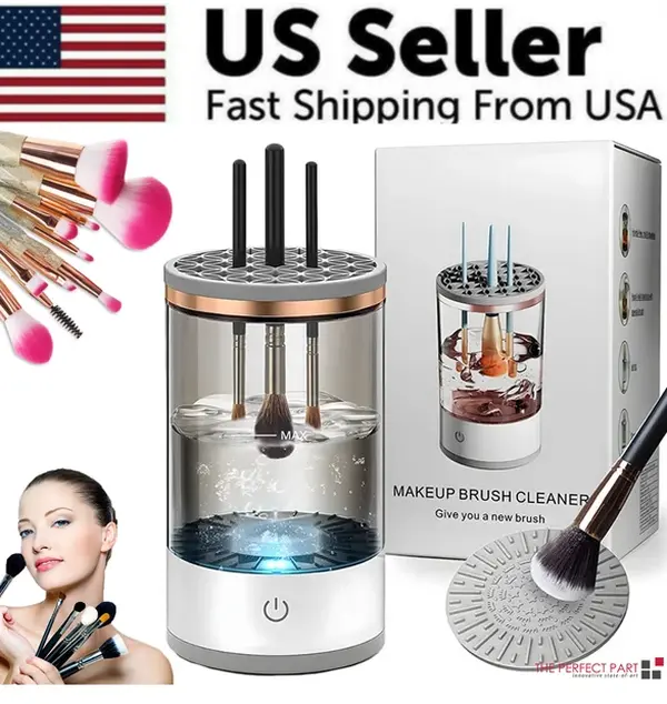 Electric Makeup Brush Cleaner Machine - Automatic Cleaning and Drying