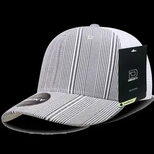 212 MAIN Structured Plaid Mesh Snapback Trucker Style Hat - 6017-132 6-Panel Mid Profile, 132-White, 1 Size Fits Most, Mesh Hats, Snapback Trucker Hats