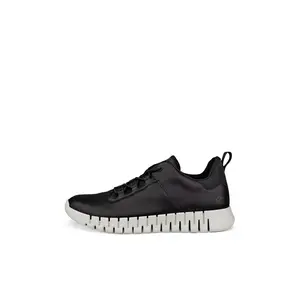 Ecco Men's Gruuv Sneaker in Black Black