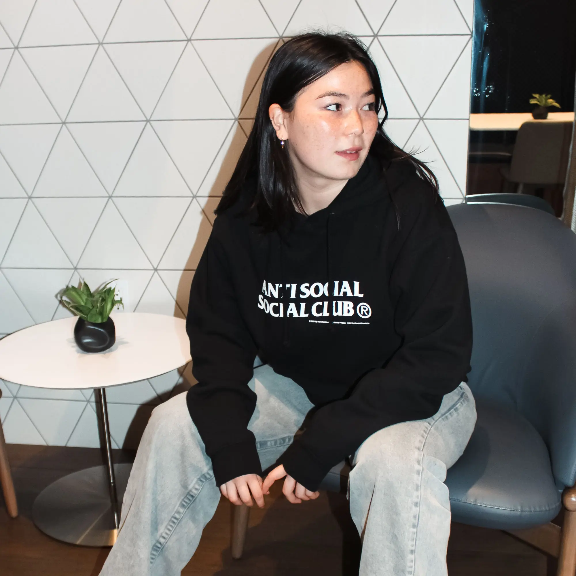 My Hero Academia x AntiSocialSocialClub Deku Hoodie - Black