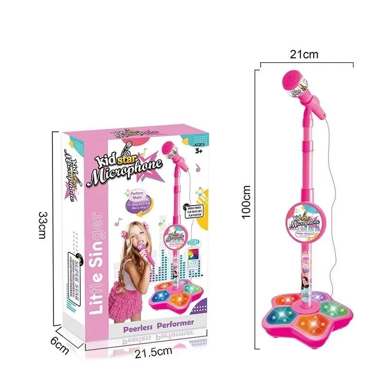 Tiny Singer's Dream! Kids Karaoke Microphone with Stand - Educational Toy & Epic Birthday Gift
