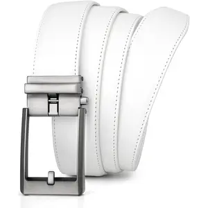 Men's Ratchet Belts Mens Leather Dress Belt for Jeans Casual Work Adjustable Golf Belts Gifts for Men Ratchet Belt
