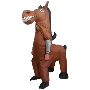 Inflatable Horse Costume, Rechargeable Battery, Party Performance Wear, Role-Playing Suit, Festival Fun, Kids' Inflatable Toy Dress