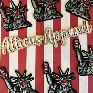 Lady liberty Iron on Patch