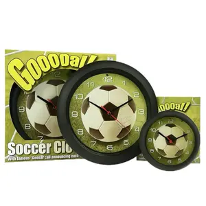 Gooooal Soccer Clock with Andrés Cantor's "Goooaal!" for Bedrooms, Game Rooms, and Offices
