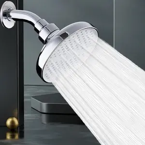 High-pressure Rainfall Shower Head, Adjustable 5 Settings Shower Head, Bathroom Shower Equipment for Home Use, Bathroom Supplies