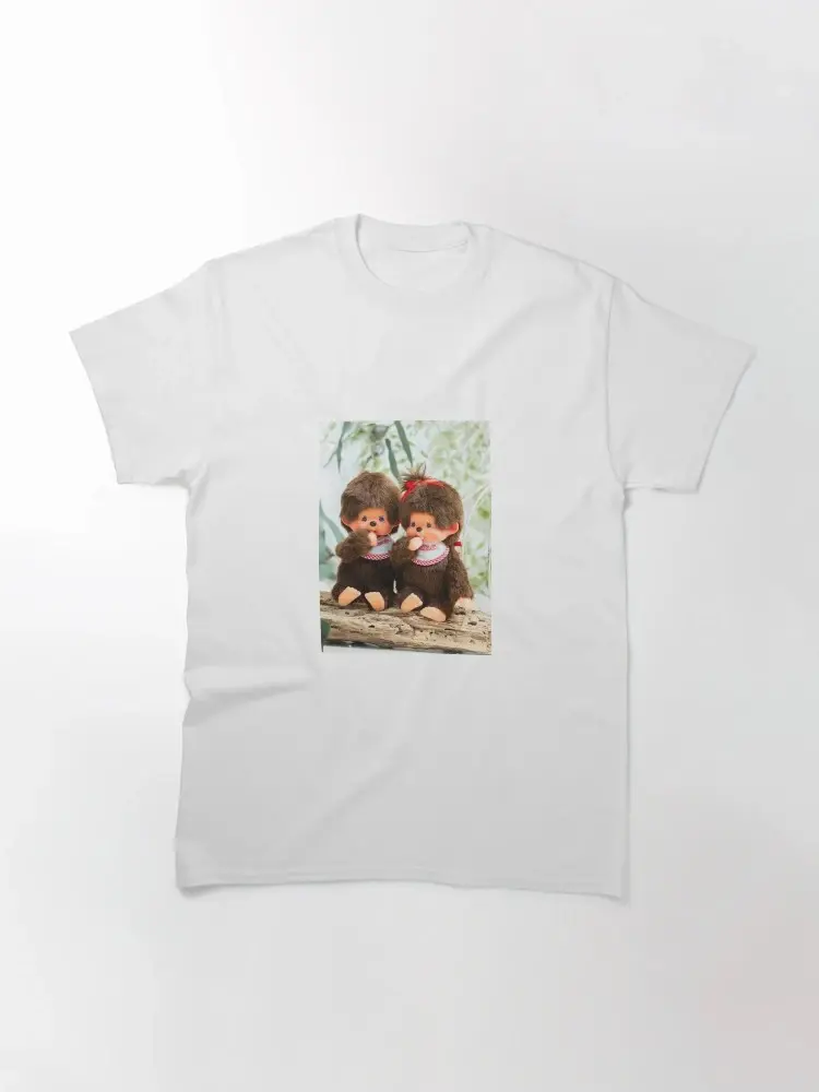 Monchhichi Vintage Monkeys Classic T-Shirt, Meme T Shirt, Pet Lovers T- Shirt, Pet Photo Shirt, Gift for Mother, Girlfriend, Pet Lovers, Graphic T-Shirt, Gildan 5000 Tee
