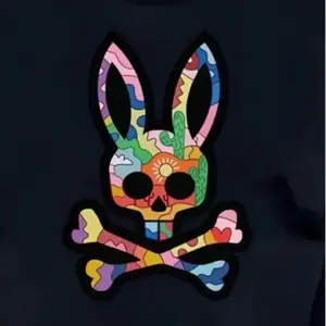 Unisex Menswear Streetwear Short Sleeve T-Shirt - Hip Hop Rabbit Graphic Crew Neck Top, Casual Spring Summer Fashion, Rock-Inspired Soft Breathable Premium Fabric