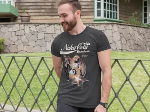 Personalized Fallout Retro Nuka Cola Nuka Girl Fallout Pin up Model Unisex T-shirt, Fallout Fan Gift, Unisex Shirt, Vault Boy Tee, Video Game Tee, Gifts for Dad, Gifts for Boyfriend, Gifts for Girlfriend, Gifts for Husband, Gifts for Mom IHGJ9 467