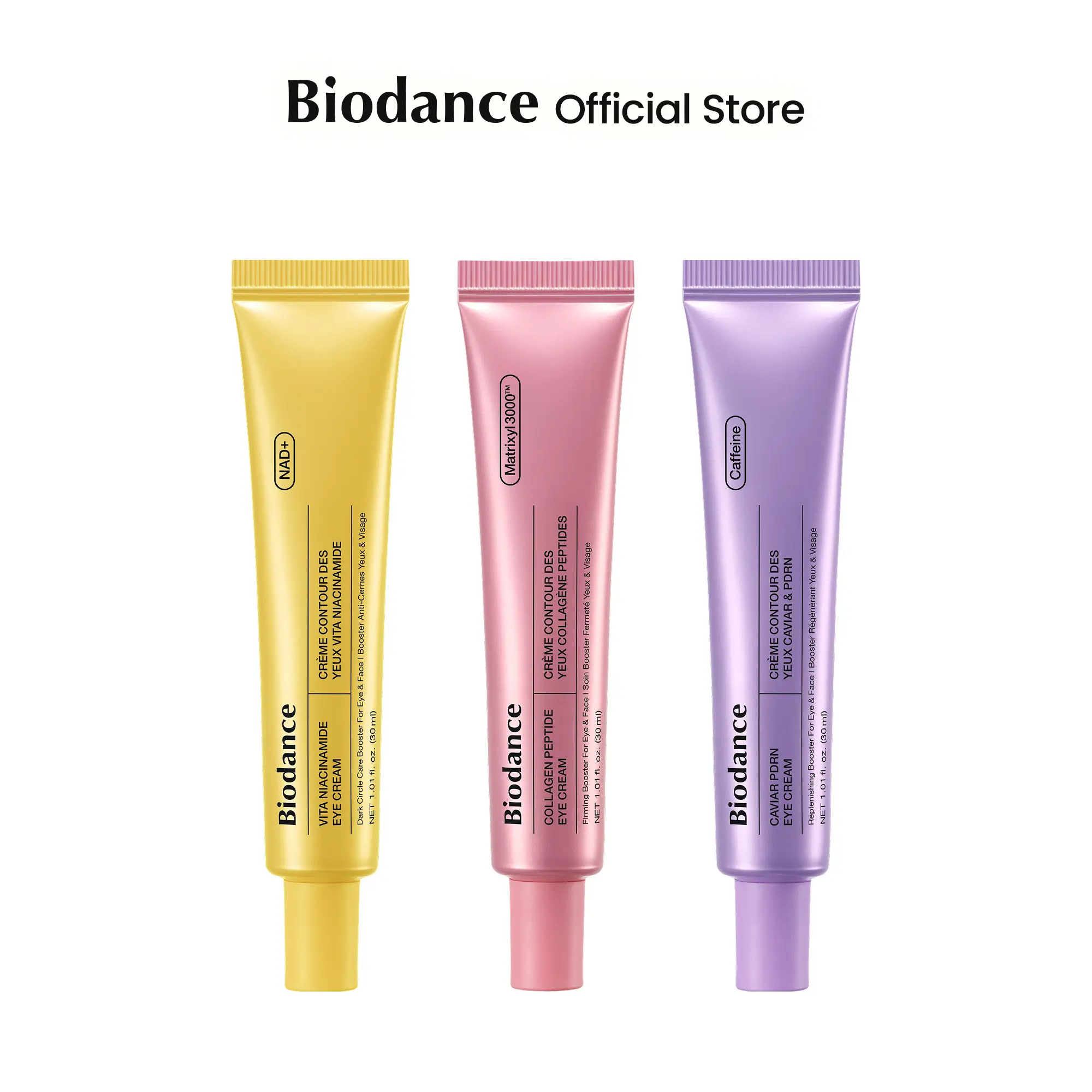 [Biodance Official] MULTI-USE EYE CREAM | Anti-aging, Skin Repair, Even Skin Tone | Collagen Peptide, Caviar PDRN, Vita Niacinamide Eye Cream | Crow's feet, puffy eyes, fine lines & wrinkles