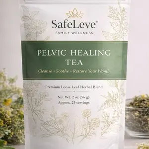 Women's Pelvic Healing Loose Leaf Herbal Wellness Tea, Botanical Blend
