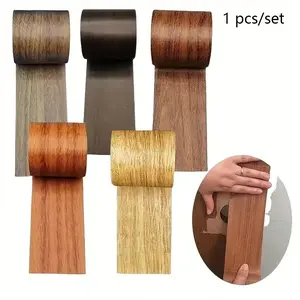 Self-Adhesive Wood Grain Repair Tape, Ideal for Tables, Chairs, Baseboards, Windows, Doors and Furniture, Easy to Use and Versatile