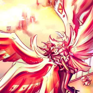 Huskerdust Heaven Hazbin hotel poster