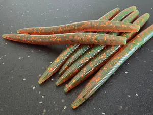 Sapper Baits 5" Sapper Stick Bait Convoy Crude- Motor Oil with Orange and Bronze Flake