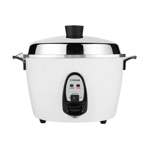 TATUNG 2.4L Multi-Functional Rice Cooker - Pearl White Stainless Steel, TAC-6G-SF, Steaming & Cooking, Essential Kitchen Appliance