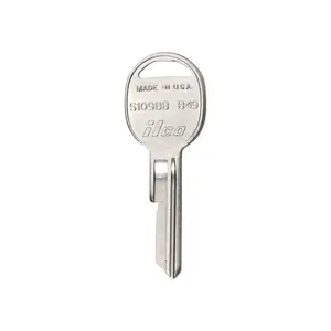 Pre-Cut GM Key Blank, GM-10 / B49 (Packs of 10) - Automotive Car Key Replacement Accessory, Pre-Cut Key