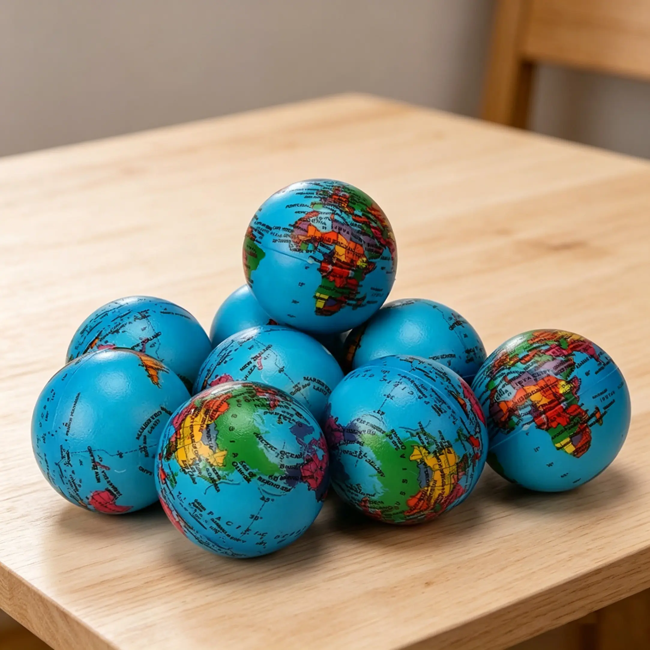Simulation Earth Squishy Toy PU Slow Rise Stress Relief Sensory Fidget Toy Anxiety Relief Desk Decor Home Office Party Gift Kawaii Cute Planet Squishy Viral Trending TikTok 2026 Kids Adults Decompression Toy Relaxation Therapy Soft Squeeze Toy