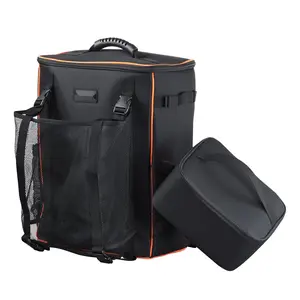 33L Welding Backpack With 600D Polyester Construction Heavy-Duty Welder Gear Bag For Tools And Helmet Durable Portable Tool Carrier With Padded Shoulder Straps Water-Resistant Ergonomic Design For Construction And Industrial Use