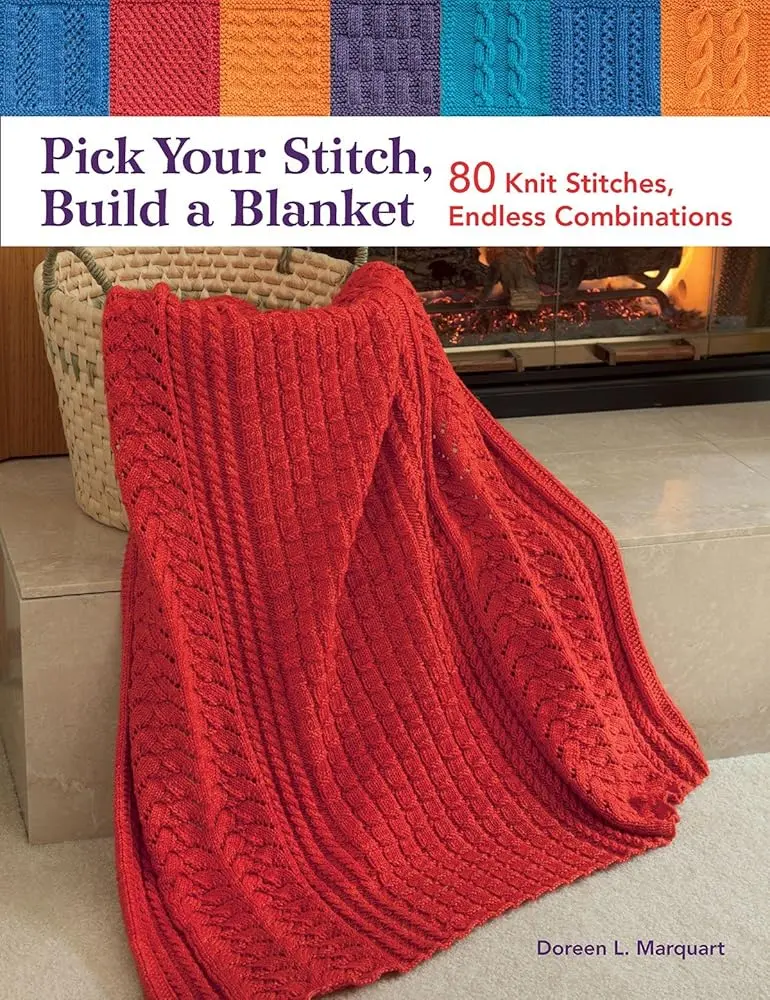 Knit Stitch Guide Book for Sampler Afghans - 80 Knit Stitches, Repeat Blocks, Endless Combinations to Customize Your Blanket