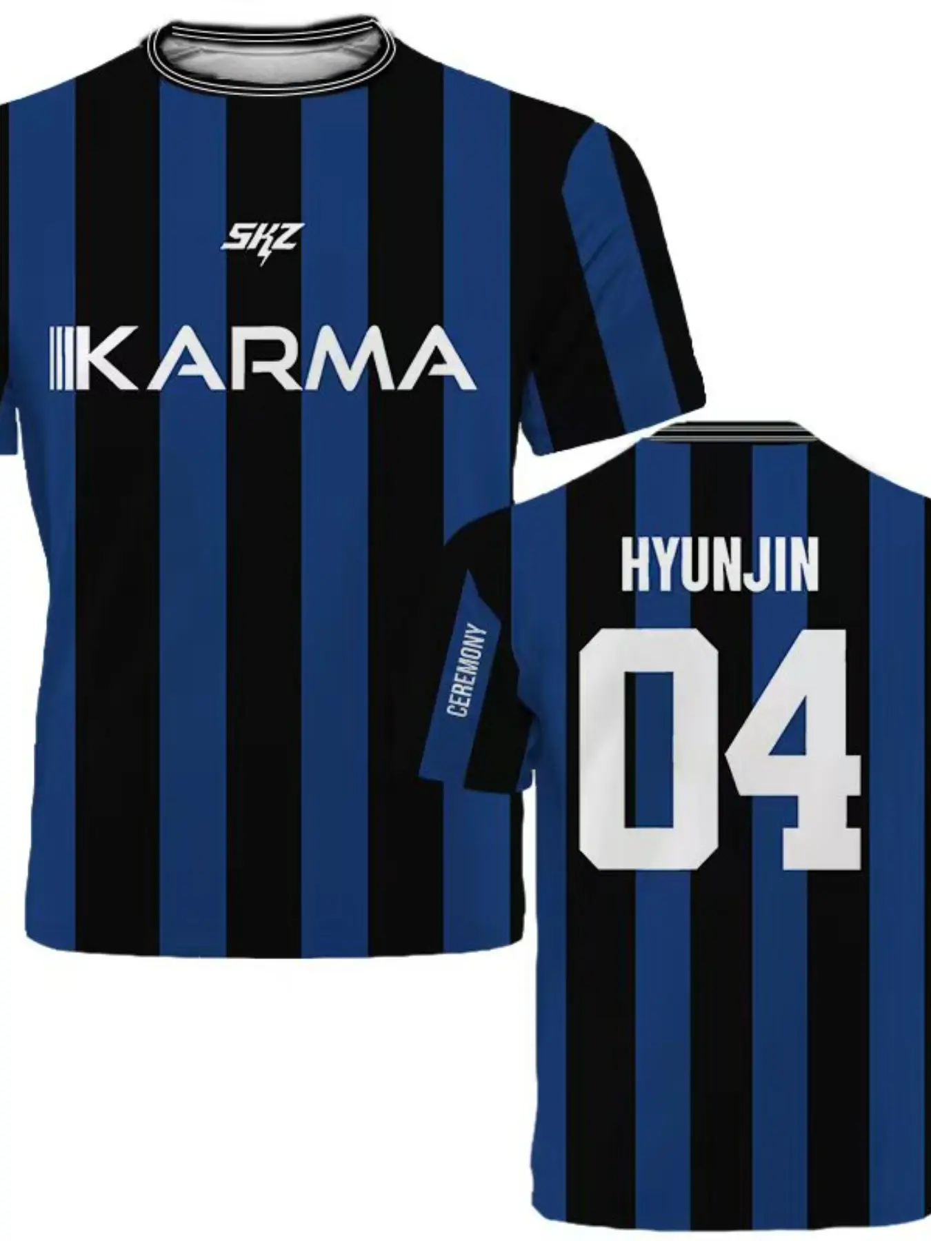 Kpop Stay Karma Album Fans TShirt Felix Bangchan Hyunjin Streetwear Casual Activewear T Shirt Sports Tee Sport Oversize Short Sleeve Men's Clothing T-Shirt Casual Sportswear