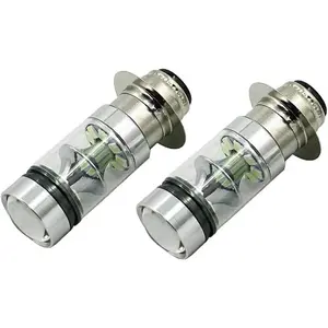 For Kawasaki Bayou 220 300 KFX 400 KLX 250R 300 Lakota Prairie 360 400 100W White High Power H6 (2PCS)