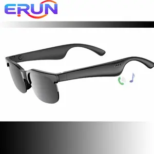 Bluetooth-compatible Audio Smart Glasses, Sunlight Anti-Strong Light, Surround Sound Effect, Microphone, Music Playback, Ideal Gift for Office, Driving, Outdoor Use