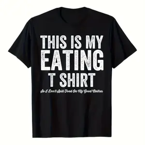 This Is My Eating' Graphic for Foodies & Messy Eaters T-Shirt Unisex