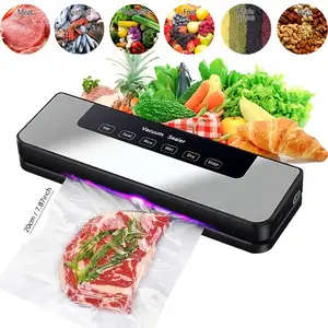 Vacuum Sealer for Food – 6-in-1 with  Free Vacuum Bags, Wet/Dry Modes & Automatic Sealing! Perfect for Home Kitchen, Commercial Use & Long-Term Food Storage. Save Money, Reduce Waste & Keep Everything Fresh