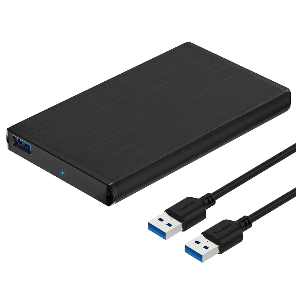 Sabrent USB 3.0 to 2.5-Inch SATA External Aluminum Hard Drive Enclosure with UASP Support