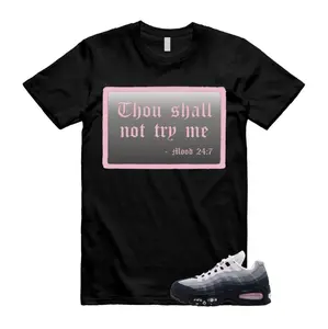 Black Shirt Matching Pink Foam 95 Sneaker, Pink Foam 95 Shirt, Pink Foam Inspired Tee, 100% Cotton, Classic Fit, Casual Streetwear Unisex
