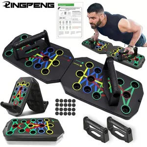 RINGPENG Multifunctional Push-Up Training Board Men's Chest & Abdominal Muscle Workout Equipment Portable Gymnastic Bar Home Gym Kit