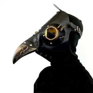 Steampunk Plague Doctor Mask, Long Nose Bird Beek Costume Masquerade Party Masks For Halloween