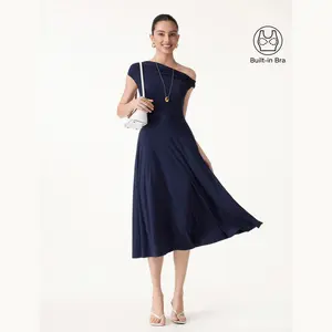 OGL SkinKiss Multi-Wear Midi Bra Dress with Pockets summerwins DealsForYouDays