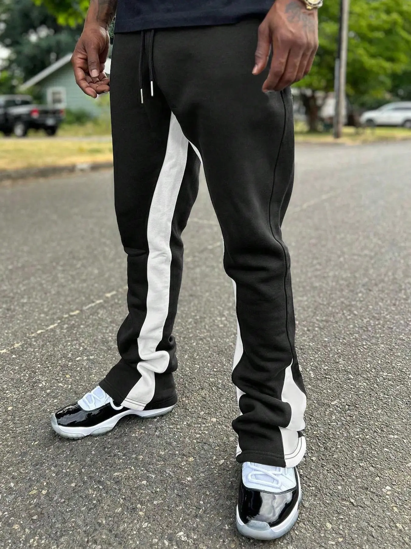 Men's Skeleton Print Pants, Casual Comfy Regular Fit Gothic Trousers for Daily Wear, Men's Bottoms for All Seasons