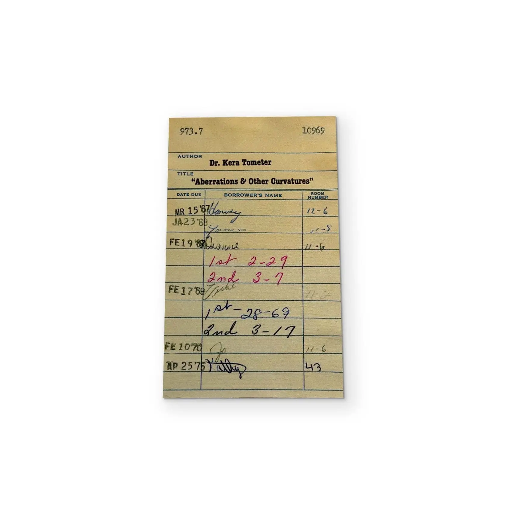 A LIBRARY CARD YOU CAN CLEAN YOUR GLASSES WITH
