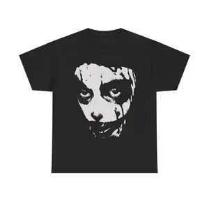 Vintage Dark Aesthetic Graphic T-Shirt, Retro Punk Rock Heritage Tee, Classic Gothic Shadow Portrait Top, Premium Heavy Cotton Alternative Streetwear Apparel