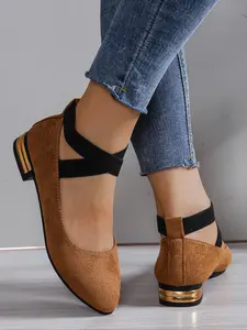 Leopard Print Women's Flat Shoes, Round Toe Flats, Casual Design, Soft PVC Sole, Comfortable All-Season Footwear, Trendy Low Ankle Sneakers, Walking Shoes