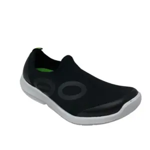 Oofos Men's OOmg Sport Low Shoe White/Black