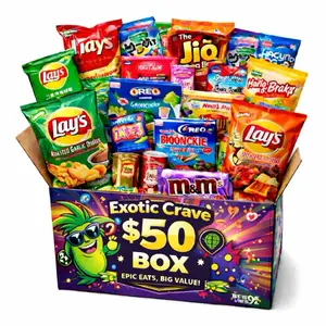 VIRAL Exotic Crave  $50 World Snack Box + 5 BONUS  Limited Drop