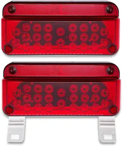 LED Trailer Light Kit - IP67 Waterproof 12V Tail Lights for RV Camper Truck Boat - Stop Turn Brake Signal - DOT Approved
