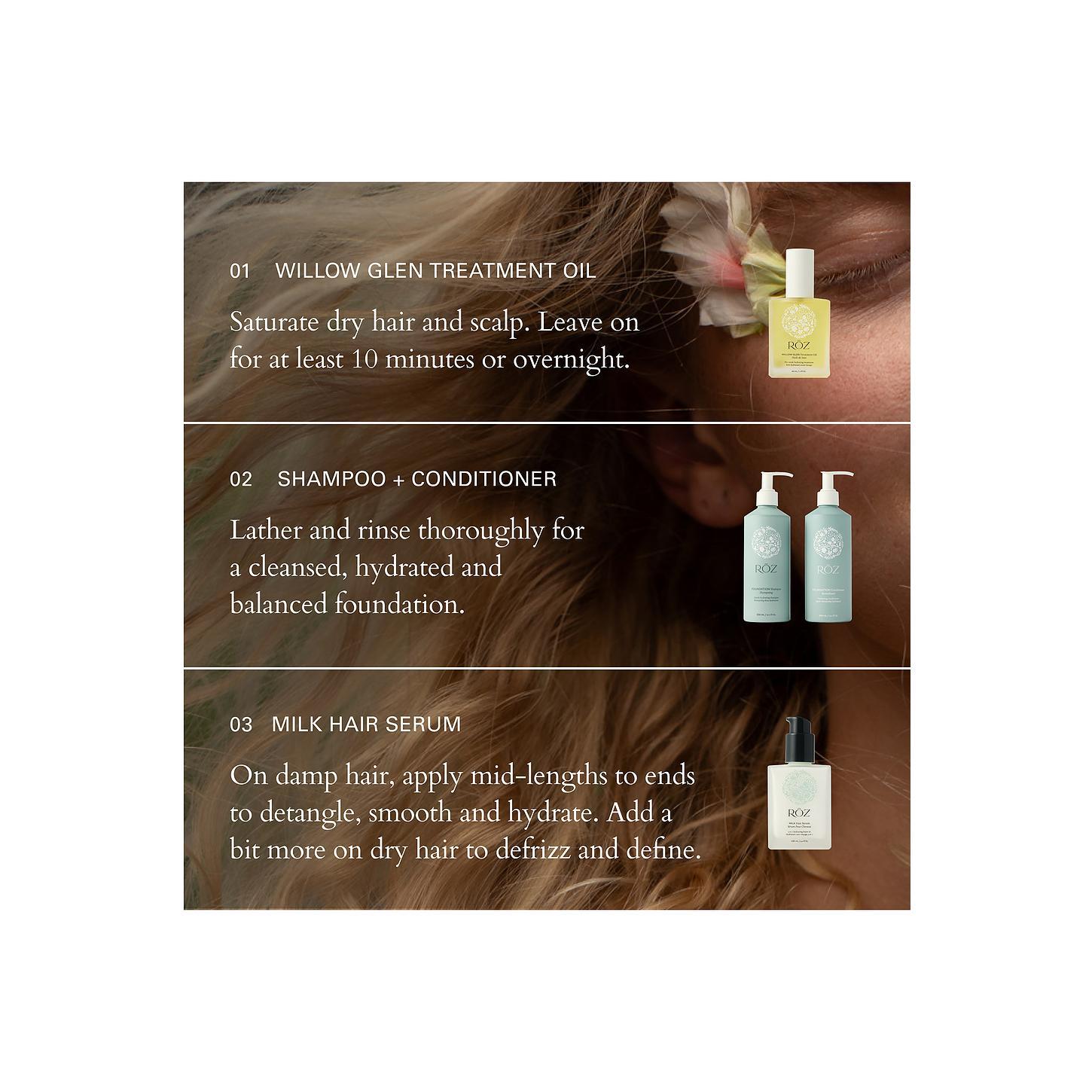 Roz Hair RŌZ Hair Healthy Hair And Scalp Kit Roz Hair RŌZ Hair Healthy Hair And Scalp Kit