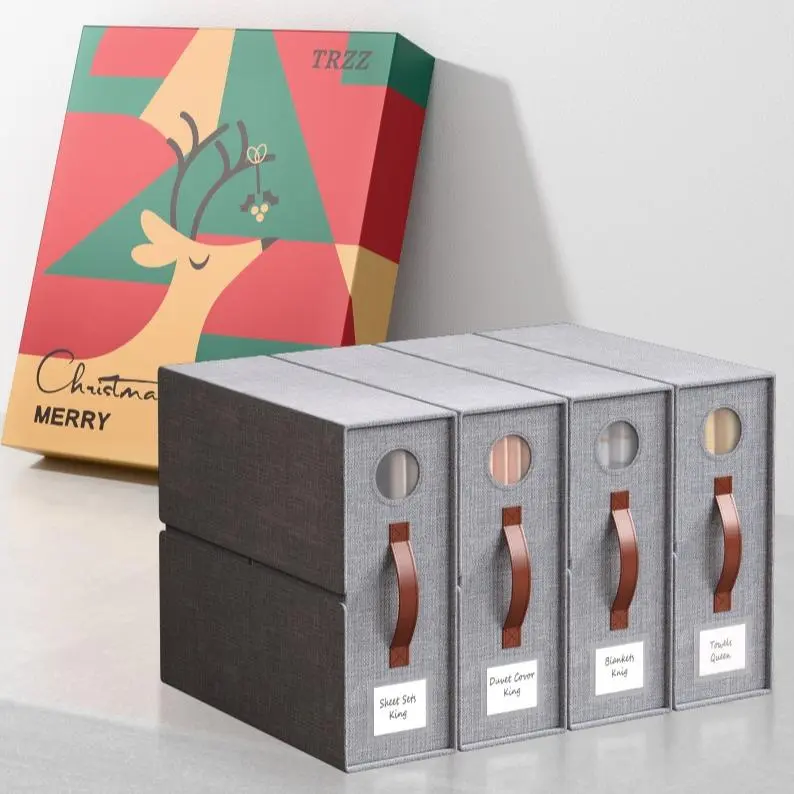 Gift Box Linen-4Pack