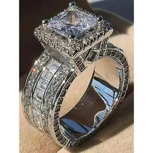 Luxury Rhinestone Decorated Ring, Statement Multi Ring, Fashion Hand Accessories for Men, Daily Clothing Decor for Party, Trendy All-match & Exquisite Jewelry for Birthday Gift, Trendy Jewellery Accessories, Jewelry Gifts