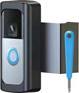 No-Drill RingDoorbell Mount, Anti-Theft Door Mount Bracket for Ring Video Doorbell (2024)/Battery Doorbell Plus/Pro/(2020 Release), Idea for Houses, Apartments, Businesses | Not for Security Doors