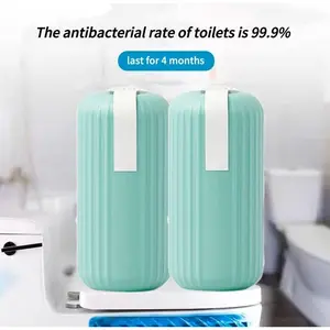 Clean Automatic Toilet Cleaner with Odor Removal 90 Days Freshness & Tough Stain Fighter Hands Free Toilet Bowl Cleaner with Magic Bottle Design Household Cleaning Odor Leak Resistant Odor Proof